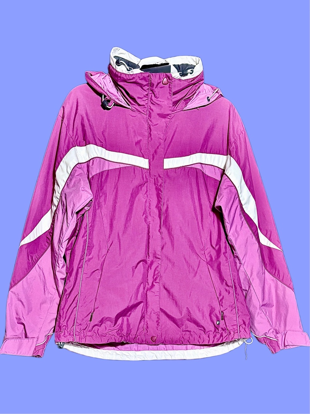 Columbia Interchange Women's Jacket Shell Pink & White Size Medium